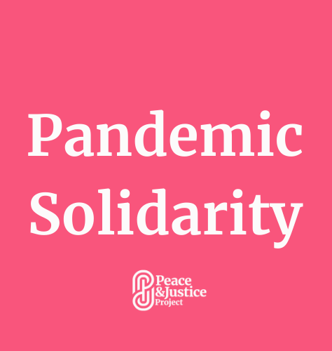 Pandemic Solidarity sticker