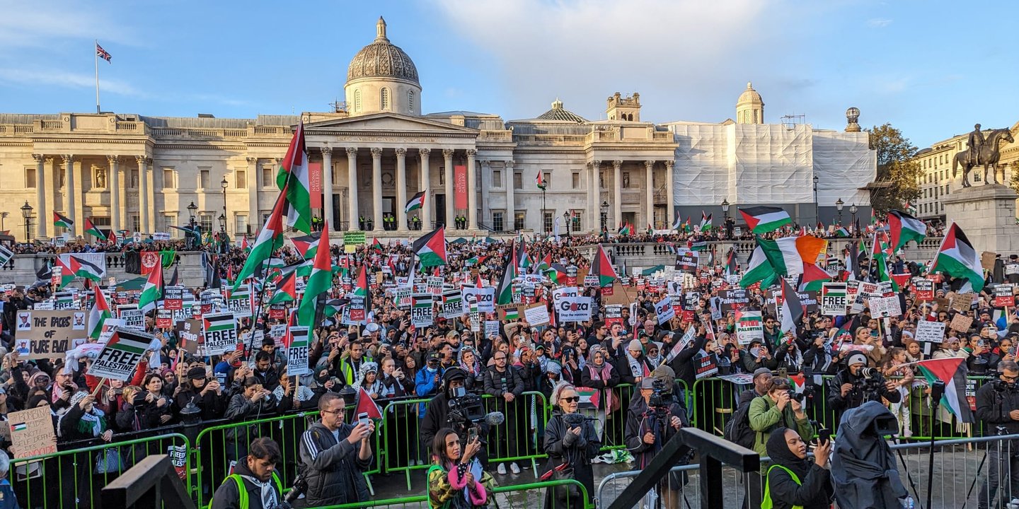 Trafalgar Square Palestine Rally